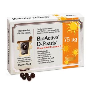 BioActive D-Pearls 75 µg - 80 Tablets