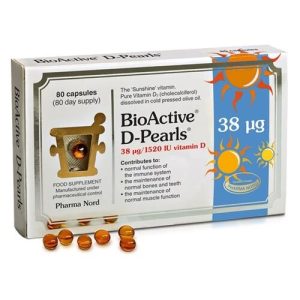 BioActive D-Pearls 38 µg – 80 Tablets