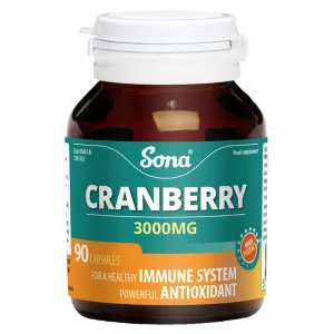 Sona Cranberry - 3000MG - 90 Capsules