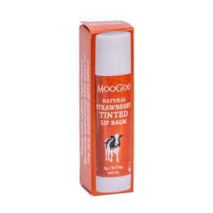 MooGoo Edible Lip Balm 5G – Strawberry Tinted