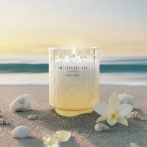 Golden Waves Chesapeake Bay Medium Candle